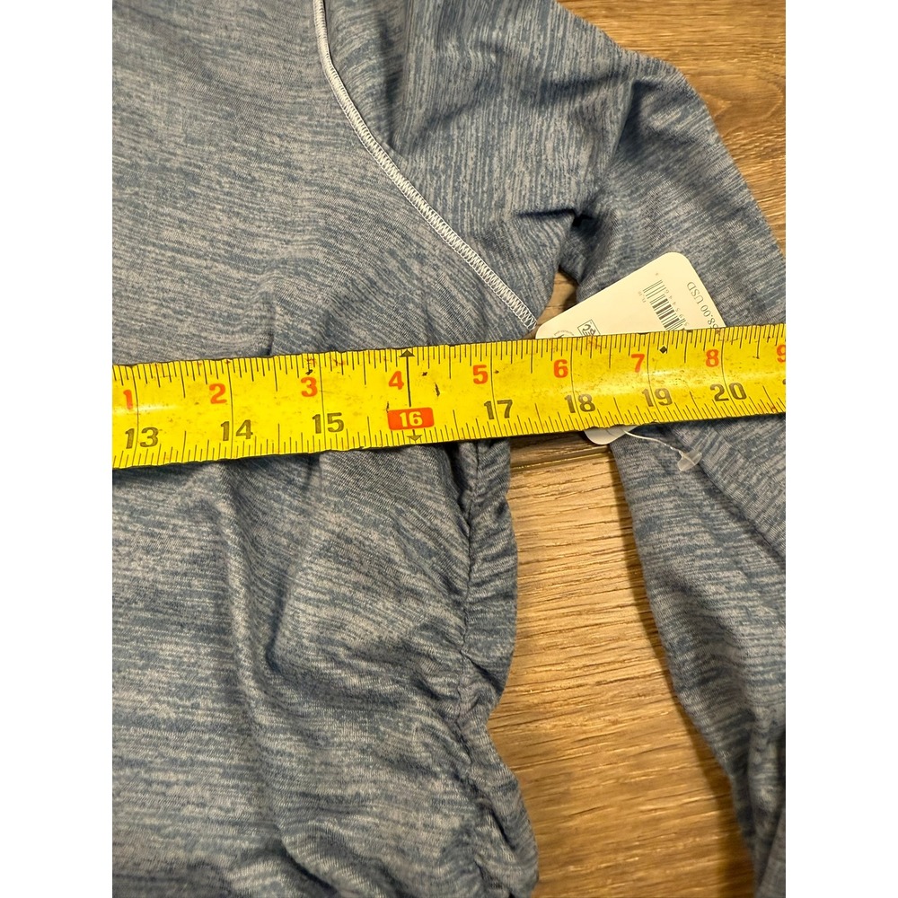 FP Free People Movement Right on the Run Long Sleeve Layer Blue Stone  XLL NWT - Picture 13 of 16